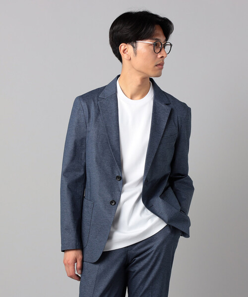 COMME CA MEN(コムサメン)の「シルキースムースジャケ Tシャツ(Tシャツ/カットソー・メンズ・チャコールグレー/ホワイト/ネイビー・L/M)」の10枚目の写真