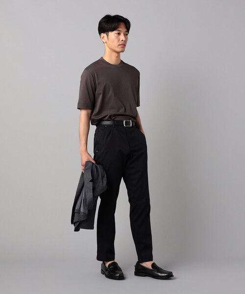 COMME CA MEN(コムサメン)の「シルキースムースジャケ Tシャツ(Tシャツ/カットソー・メンズ・チャコールグレー/ホワイト/ネイビー・L/M)」の11枚目の写真