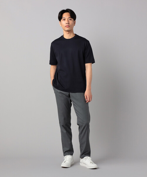 COMME CA MEN(コムサメン)の「シルキースムースジャケ Tシャツ(Tシャツ/カットソー・メンズ・チャコールグレー/ホワイト/ネイビー・L/M)」の14枚目の写真