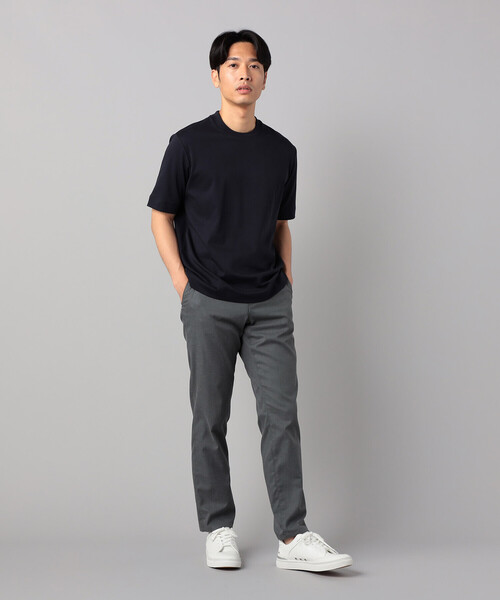 COMME CA MEN(コムサメン)の「シルキースムースジャケ Tシャツ(Tシャツ/カットソー・メンズ・チャコールグレー/ホワイト/ネイビー・L/M)」の15枚目の写真