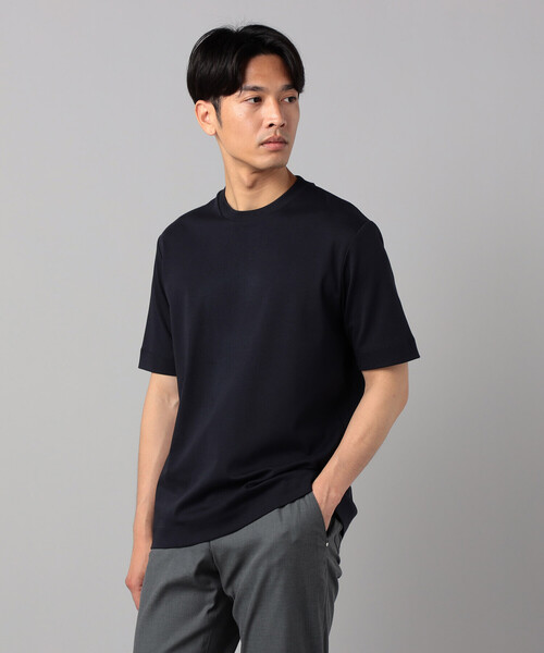 COMME CA MEN(コムサメン)の「シルキースムースジャケ Tシャツ(Tシャツ/カットソー・メンズ・チャコールグレー/ホワイト/ネイビー・L/M)」の17枚目の写真