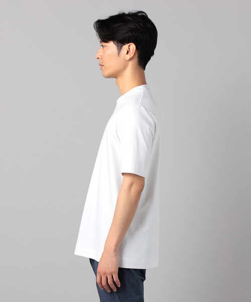 COMME CA MEN(コムサメン)の「シルキースムースジャケ Tシャツ(Tシャツ/カットソー・メンズ・チャコールグレー/ホワイト/ネイビー・L/M)」の19枚目の写真