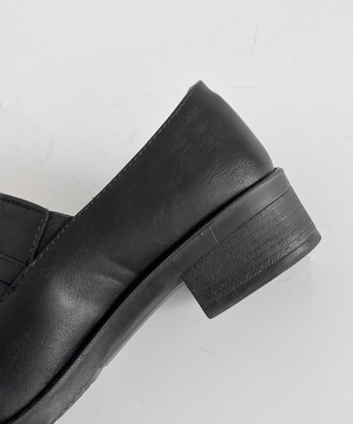 Shoes in Closet(シューズインクローゼット)の「超軽量厚底 ダブル リボン ローファー 2646(ローファー・レディース・ダークブラウン/ブラック/ブラック系8・L/3L/LL/M/S/XS)」の17枚目の写真