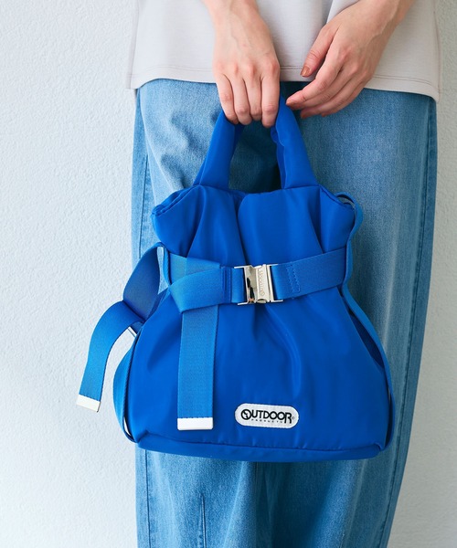 CROSS FUNCTION(クロスファンクション)の「OUTDOOR PRODUCTS(アウトドアプロダクツ)2WAYベルトトートバッグS(トートバッグ・レディース・ブラック/ブルー・FREE)」の11枚目の写真