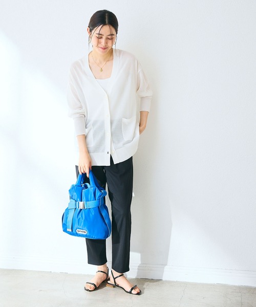 CROSS FUNCTION(クロスファンクション)の「OUTDOOR PRODUCTS(アウトドアプロダクツ)2WAYベルトトートバッグS(トートバッグ・レディース・ブラック/ブルー・FREE)」の21枚目の写真