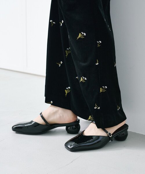 Kastane（カスタネ）の「【オケージョン対応】ラウンドヒールストラップパンプス（パンプス・レディース・ブラック/ダークブラウン・36/37/38）」の9枚目の写真