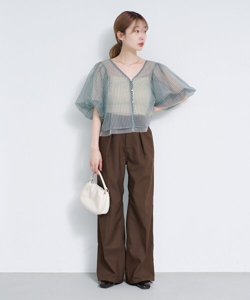 Kastane（カスタネ）の「【オケージョン対応】ラウンドヒールストラップパンプス（パンプス・レディース・ブラック/ダークブラウン・36/37/38）」の10枚目の写真