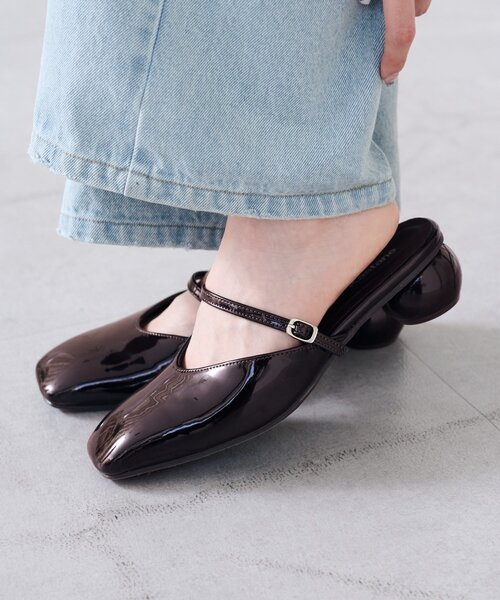 Kastane（カスタネ）の「【オケージョン対応】ラウンドヒールストラップパンプス（パンプス・レディース・ブラック/ダークブラウン・36/37/38）」の12枚目の写真