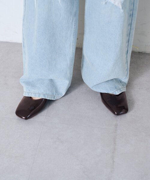 Kastane（カスタネ）の「【オケージョン対応】ラウンドヒールストラップパンプス（パンプス・レディース・ブラック/ダークブラウン・36/37/38）」の15枚目の写真