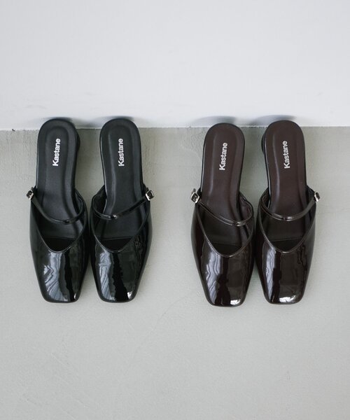 Kastane（カスタネ）の「【オケージョン対応】ラウンドヒールストラップパンプス（パンプス・レディース・ブラック/ダークブラウン・36/37/38）」の17枚目の写真