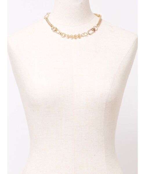 jouetie（ジュエティ）の「カラビナチェーンネックレス（ネックレス・レディース・シルバー/ゴールド・FREE）」の8枚目の写真