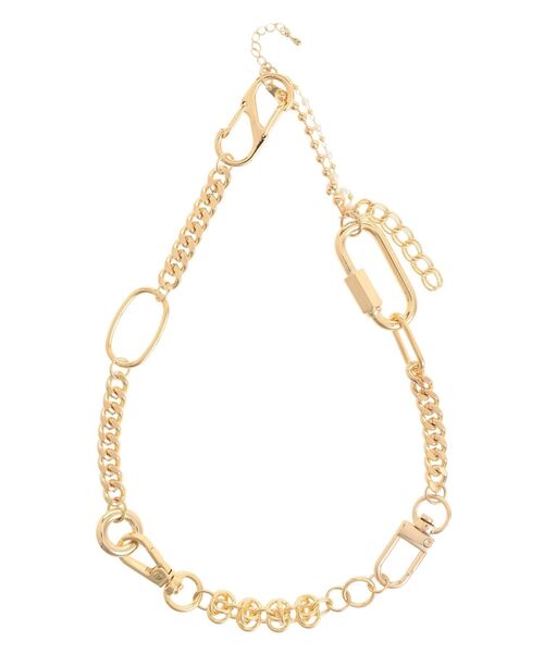 jouetie（ジュエティ）の「カラビナチェーンネックレス（ネックレス・レディース・シルバー/ゴールド・FREE）」の10枚目の写真