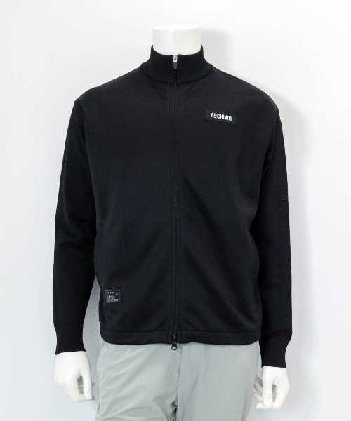 MENS>【メンズ】異素材切替配色ブルゾン（ブルゾン）｜archivio