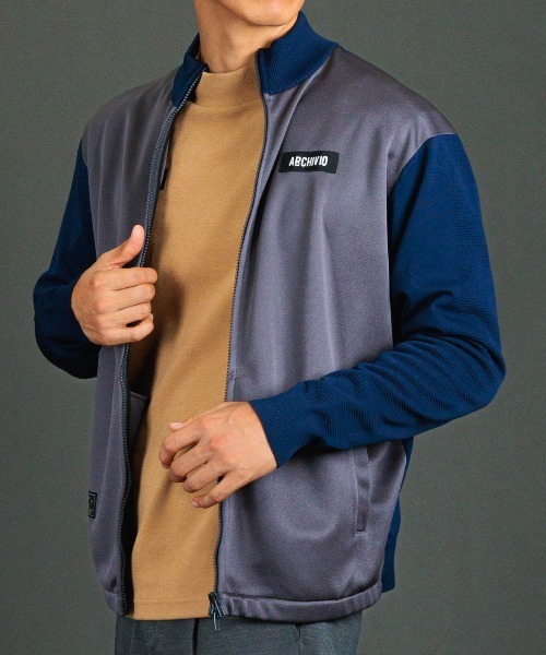 ◆新品現品限り◆アルチビオメンズブルゾン メンズ】異素材切替配色ブルゾン|アルチビオ - ゴルフウェアや婦人服通販