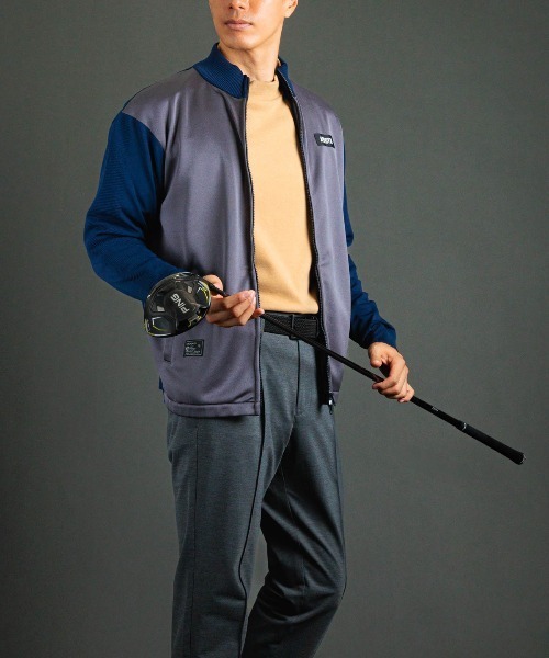 ◆新品現品限り◆アルチビオメンズブルゾン メンズ】異素材切替配色ブルゾン|アルチビオ - ゴルフウェアや婦人服通販