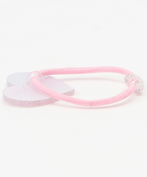 mezzo piano Junior（メゾピアノジュニア）の「25th anniversary キラキラハートロゴヘアポニー（その他ヘアアクセサリー・キッズ・ピンク/ブルー・F）」の5枚目の写真