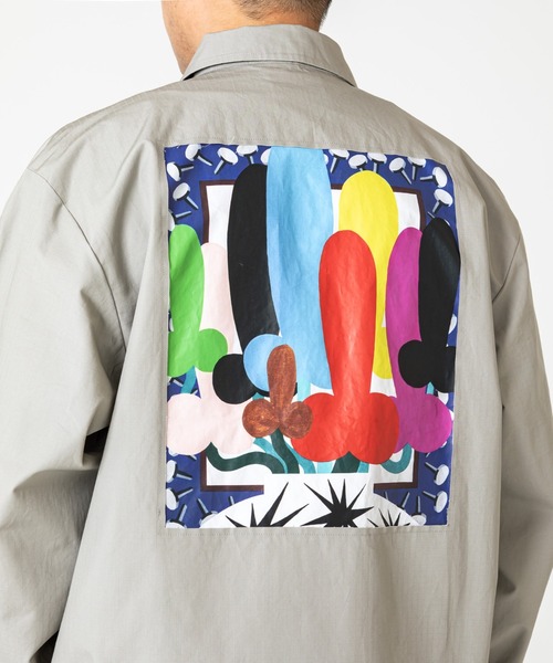 TXA（ティーエックスエー）の「門倉太久斗/23世紀ジェダイ printed jacket grey（その他アウター・メンズ・グレー・2/1）」の4枚目の写真