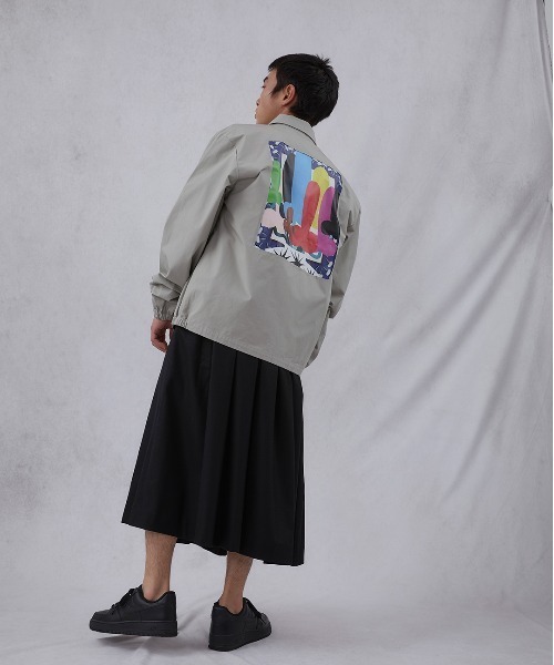 門倉太久斗/23世紀ジェダイ printed jacket grey（その他アウター