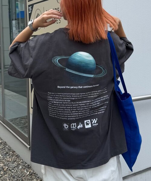 CIAOPANIC TYPY(チャオパニックティピー)の「【ユニセックス】アソートフィクトグラフィックTee(Tシャツ/カットソー・メンズ・チャコールグレー/グリーン/ライトグレー/ホワイト・MEDIUM/LARGE)」の2枚目の写真