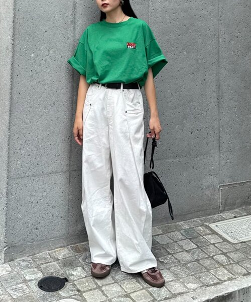 CIAOPANIC TYPY(チャオパニックティピー)の「【ユニセックス】アソートフィクトグラフィックTee(Tシャツ/カットソー・メンズ・チャコールグレー/グリーン/ライトグレー/ホワイト・MEDIUM/LARGE)」の20枚目の写真