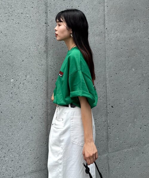 CIAOPANIC TYPY(チャオパニックティピー)の「【ユニセックス】アソートフィクトグラフィックTee(Tシャツ/カットソー・メンズ・チャコールグレー/グリーン/ライトグレー/ホワイト・MEDIUM/LARGE)」の18枚目の写真