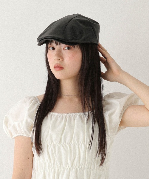 Heather（ヘザー）の「ハンチングキャップ2　578334（ハンチング/ベレー帽・レディース・ブラウン/ブラック・ONE SIZE）」の19枚目の写真