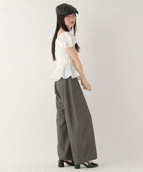 Heather（ヘザー）の「ハンチングキャップ2　578334（ハンチング/ベレー帽・レディース・ブラウン/ブラック・ONE SIZE）」の3枚目の写真