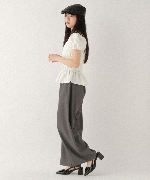 Heather（ヘザー）の「ハンチングキャップ2　578334（ハンチング/ベレー帽・レディース・ブラウン/ブラック・ONE SIZE）」の5枚目の写真