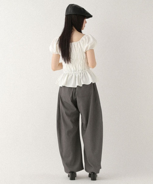 Heather（ヘザー）の「ハンチングキャップ2　578334（ハンチング/ベレー帽・レディース・ブラウン/ブラック・ONE SIZE）」の6枚目の写真