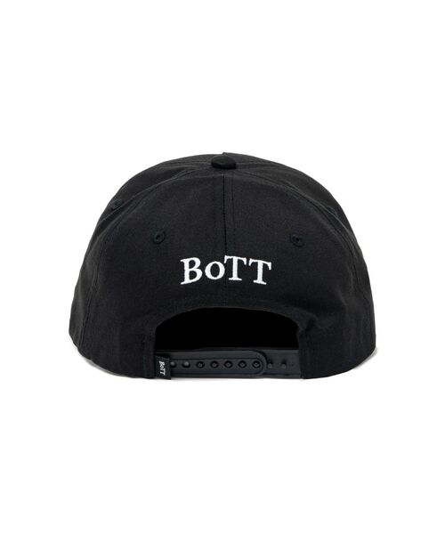 BOTT（ボット）の「BoTT / ボット B LOGO 5-PANEL CAP（キャップ・メンズ・ブラウン/ブラック/ブルー・FREE）」の4枚目の写真