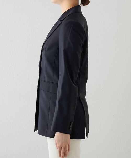 Drawing Numbers(ドローイング ナンバーズ)の「【Drawing Numbers】ダブルプレーンジャケット(テーラードジャケット・レディース・ネイビー/チャコールグレー・38)」の22枚目の写真