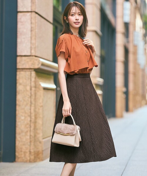 ANY SIS（エニィスィス）の「【2WAY】コンビフラップ バッグ（ショルダーバッグ・レディース・ブラック系/ベージュ系・F）」の11枚目の写真