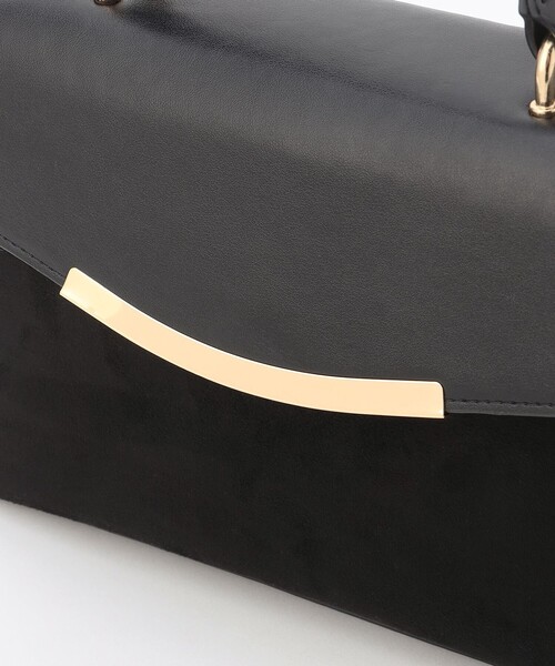 ANY SIS（エニィスィス）の「【2WAY】コンビフラップ バッグ（ショルダーバッグ・レディース・ブラック系/ベージュ系・F）」の18枚目の写真