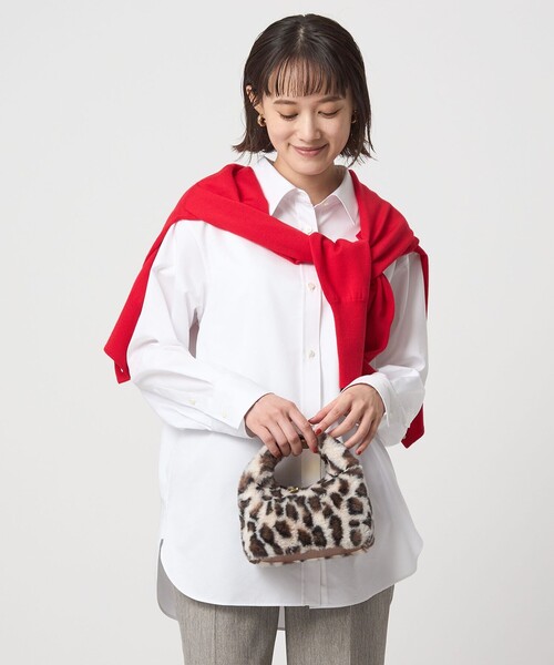 green label relaxing(グリーンレーベルリラクシング)の「<1_OF MINE>シャツ(シャツ/ブラウス・レディース・コバルトブルー/その他1/オフホワイト・FREE)」の2枚目の写真