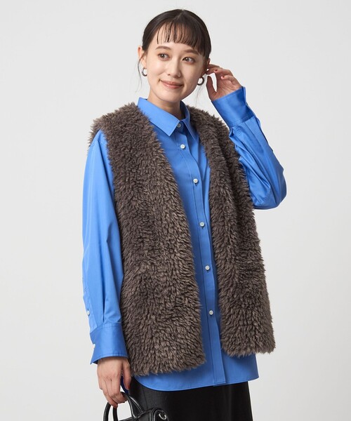 green label relaxing(グリーンレーベルリラクシング)の「<1_OF MINE>シャツ(シャツ/ブラウス・レディース・コバルトブルー/その他1/オフホワイト・FREE)」の21枚目の写真