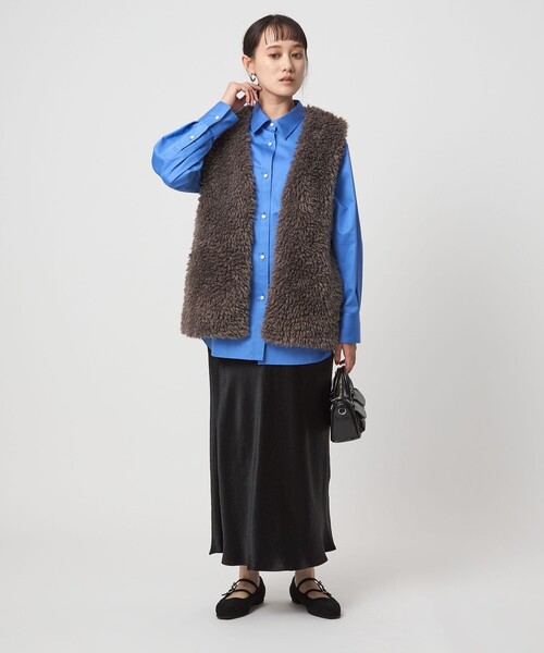 green label relaxing(グリーンレーベルリラクシング)の「<1_OF MINE>シャツ(シャツ/ブラウス・レディース・コバルトブルー/その他1/オフホワイト・FREE)」の22枚目の写真