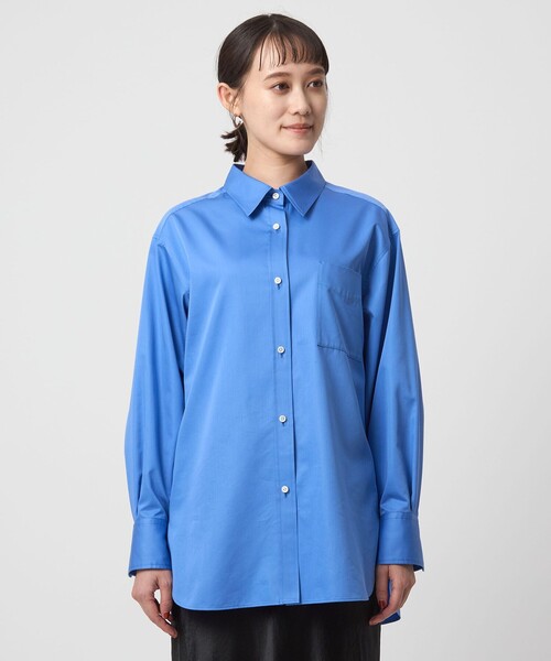 green label relaxing(グリーンレーベルリラクシング)の「<1_OF MINE>シャツ(シャツ/ブラウス・レディース・コバルトブルー/その他1/オフホワイト・FREE)」の9枚目の写真