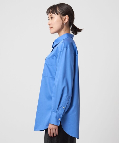 green label relaxing(グリーンレーベルリラクシング)の「<1_OF MINE>シャツ(シャツ/ブラウス・レディース・コバルトブルー/その他1/オフホワイト・FREE)」の10枚目の写真