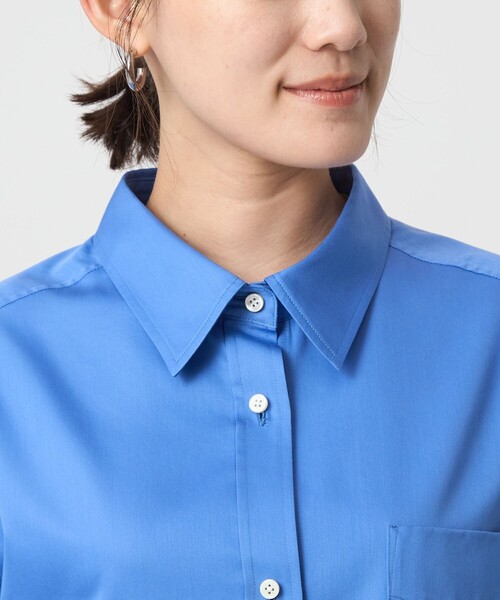 green label relaxing(グリーンレーベルリラクシング)の「<1_OF MINE>シャツ(シャツ/ブラウス・レディース・コバルトブルー/その他1/オフホワイト・FREE)」の12枚目の写真