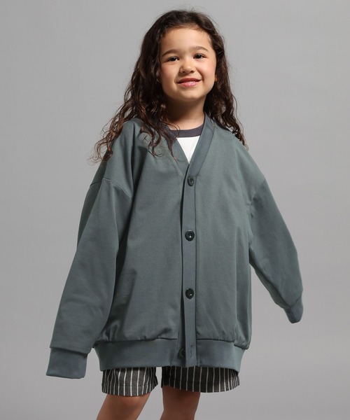 GEORGE'S(ジョージズ)の「【KIDS】カットカーディガン(カーディガン/ボレロ・キッズ・ブルー系/チャコールグレー・110cm/150cm/130cm)」の7枚目の写真