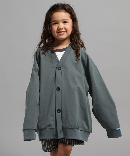 GEORGE'S(ジョージズ)の「【KIDS】カットカーディガン(カーディガン/ボレロ・キッズ・ブルー系/チャコールグレー・110cm/150cm/130cm)」の8枚目の写真