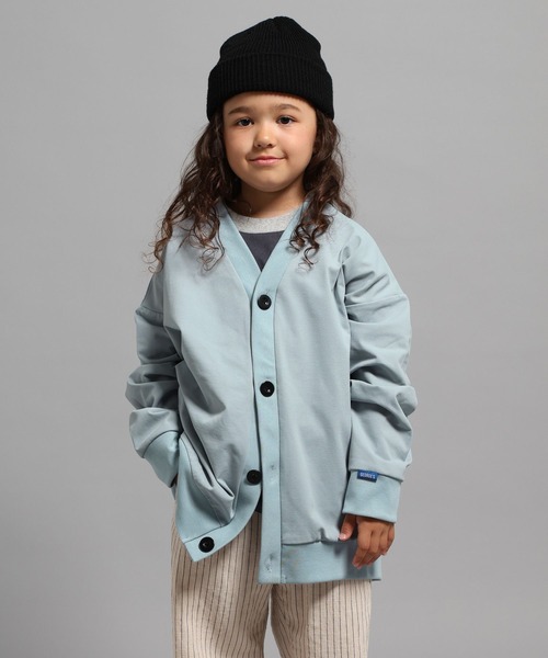 GEORGE'S(ジョージズ)の「【KIDS】カットカーディガン(カーディガン/ボレロ・キッズ・ブルー系/チャコールグレー・110cm/150cm/130cm)」の16枚目の写真