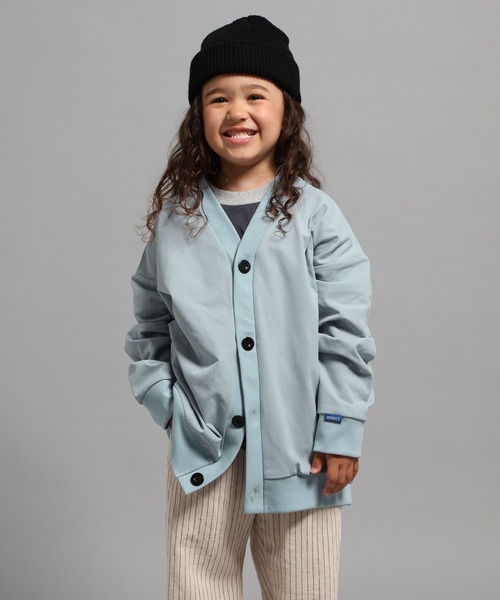 GEORGE'S(ジョージズ)の「【KIDS】カットカーディガン(カーディガン/ボレロ・キッズ・ブルー系/チャコールグレー・110cm/150cm/130cm)」の17枚目の写真