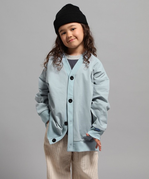 GEORGE'S(ジョージズ)の「【KIDS】カットカーディガン(カーディガン/ボレロ・キッズ・ブルー系/チャコールグレー・110cm/150cm/130cm)」の18枚目の写真