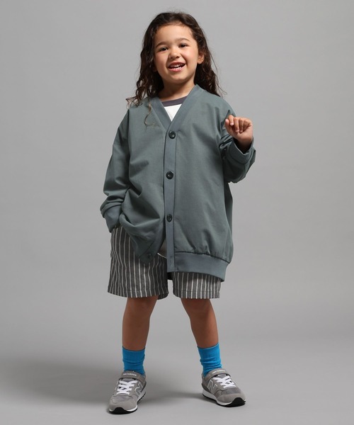 GEORGE'S(ジョージズ)の「【KIDS】カットカーディガン(カーディガン/ボレロ・キッズ・ブルー系/チャコールグレー・110cm/150cm/130cm)」の5枚目の写真
