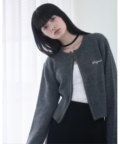 Double zipper knit/ダブルジップニット