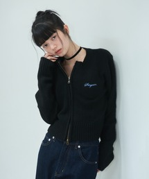 Smyeon（スミョン）の「Double zipper knit/ダブルジップニット