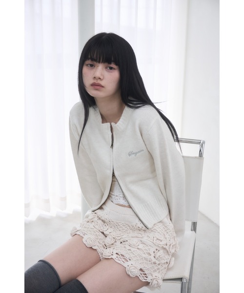 Double zipper knit/ダブルジップニット（ニット/セーター）｜Smyeon