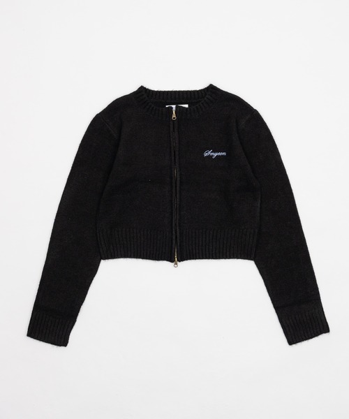 ⭐︎エンフォルド⭐︎昨季ニット✖️タフタブルゾン黒