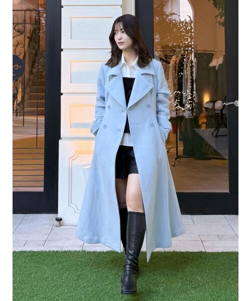 MERCURYDUO（マーキュリーデュオ）の「フェイクレザーハイウエストワークショートパンツ（その他パンツ・レディース・ブラック・SMALL/MEDIUM）」の14枚目の写真